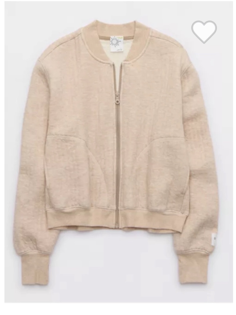 Aerie Coffee Run Bomber Jacket